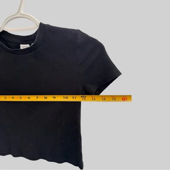 TNA Black Short Sleeve Baby Tee - Picture 3 of 7